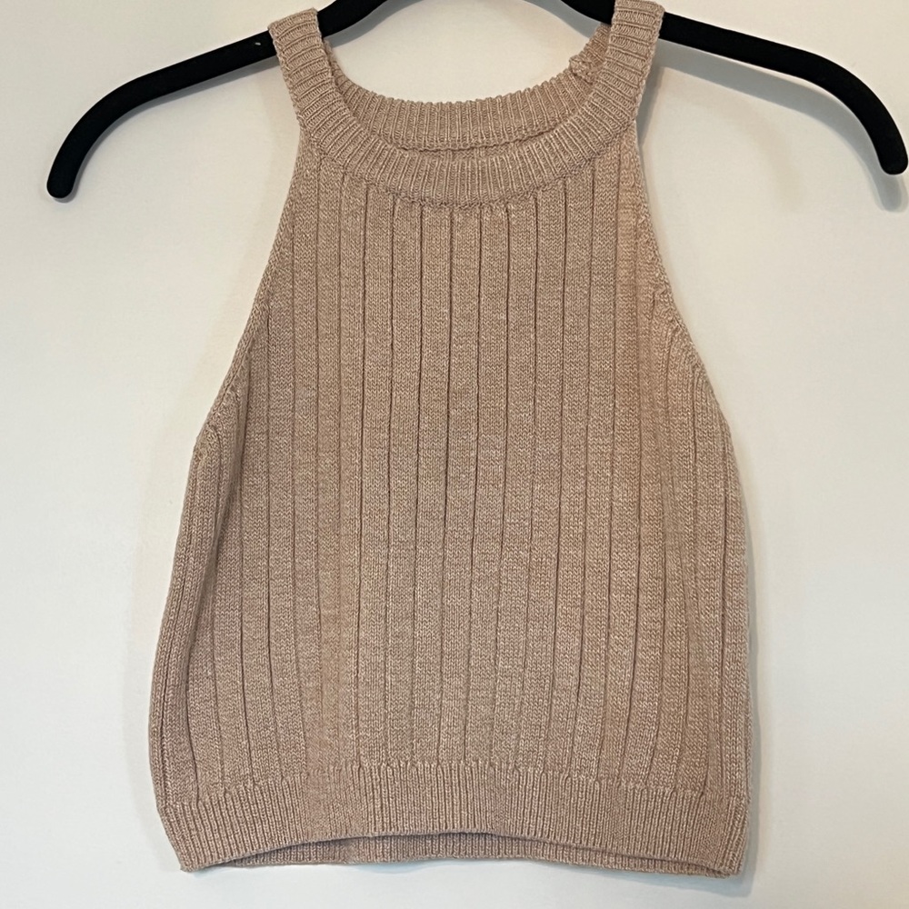 Sweater crop top
